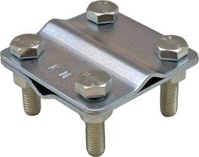 Złącze krzyżowe uniwersalne do drutu odgomowego B=30mm (dwie płytki) KM10