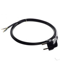 KABEL ZASILAJĄCY ZALEWANY 3x1mm 5m CZARNY