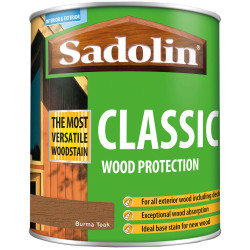 Sadolin 5028479 Classic Wood Protection Burma Teak 1 litre
