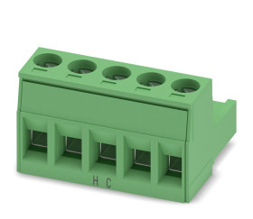 Wtykowy blok zaciskowy 5 -pinowe raster 5mm Przepust Żeński Phoenix Contact