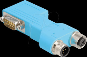 60666 D-Sub 9 male and female to M12 male and female 5 pin A-coded CAN