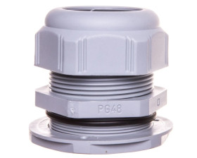 Dławnica kablowa poliamidowa PG48 IP68 jasnoszara 098029