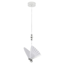 Lampa wisząca Mariposa 1 srebrna LED CCT Light Prestige