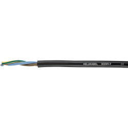 HELUKABEL 29400SW Flexible Cable H03VV-F 2x0.75mm&#xB2; Black per metre