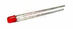 L-934LID dioda LED 3mm czerwona 2mA, jasność 5mcd