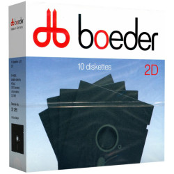 5,25" Diskettes 2D "Boeder" red