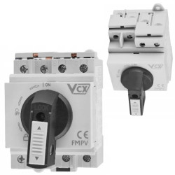 Rozłącznik Izolacyjny Obrotowy PV DC 4P 1200V 32A ON / OFF VCX