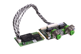 Karta sieciowa, CIFX 90E-RE\NHS\F\M12 Mini PCI Express 100Mbit/s, Hilscher
