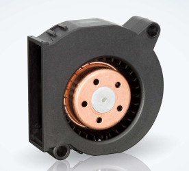 Wentylator promieniowy 12 V DC ebm-papst szerokość: 51mm przepływ: 9.6m³/h odśrodkowa rostaw otworów: 43 x 38mm