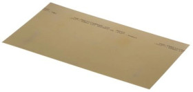 Zestaw podkładek regulacyjnych, Mosiądz, 0.001 → 0.015cal, Żółty