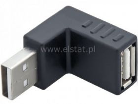 Adapter USB WT. USB- GN. USB kątowy; typu L
