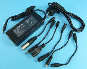 ŁADOW.HULAJNOGI 55V/2A 84W ZESTAW WTYKÓW