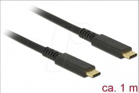 85207 USB 3.1 cable Type-C to Type-C, coaxial, 1 m