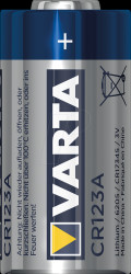 06205 301 401 VARTA Photo, 3 volt, 1430 mAh, 17x34.5mm