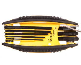 Klucze hex 1,5-6 mm stal CrV (zestaw 8 szt.) 35D958