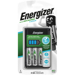 Energizer&#xAE; S623 1 Hour Charger plus 4 x AA 2300 mAh Batteries
