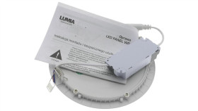 Oprawa Led Panel Okrągły Wpuszczany 9W 4000K