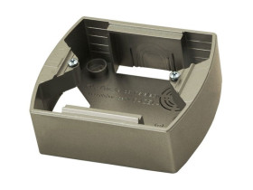 GAZELA Puszka natynkowa 1 pojedyncza satyna PNP-1J/16 OSPEL