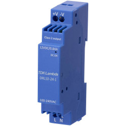 TDK-Lambda DRL10-12-1 DRL Rail PSU DIN 12V 0.84A 10.08W 1piece 3kV AC Input