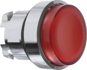 Schneider Electric ZB4BH43 ZB4BH43 Element czołowy dla przycisku podświetlanego (Ø) 22 mm nieoznakowany chrom, czerwony