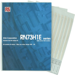 Zestaw rezystorów, seria: RN73H, Cienka folia, Montaż powierzchniowy, l. elementów: 4900, 100Ω → 10kΩ