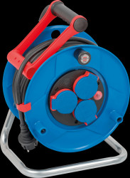 1218580 Cable reel Garant, 25 m, 3 x earthed socket, IP44