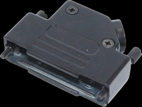 MHD45ZK9-BK-K D-Sub cap, 9-pin, angled, black, size E