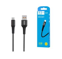 Przyłącze microUSB 2.4 czarne 1m