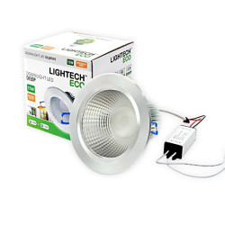 Oprawa LED downlight DEEP 15W 1200lm 4000K srebrna 233800 Lightech