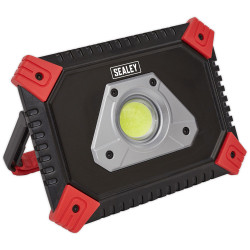 Sealey LED184 Rechargeable Portable Floodlight &#x2B; Power Bank 20W COB LED