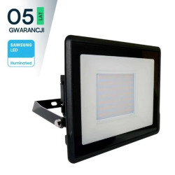 Projektor LED 50W 4000lm 4000K Dioda SAMSUNG IP65 Czarny 5 Lat Gwarancji 20314