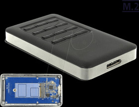42594 Delock external M.2 SSD housing USB 3.0 type micro-B.