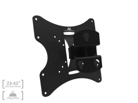 Uchwyt do telewizora lub monitora 13-50 30kg uniwersalny czarny max VESA 200x200 Maclean MC-501AB