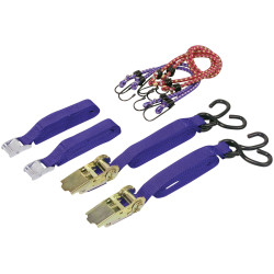 Unitec 815061 Safety Belt Kit Low Lashing 40daN TUV-GS Approved 8pcs
