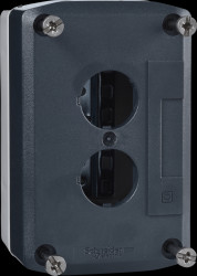 XALD02 Empty housing, 2 holes, 68 x 16 x 53 mm