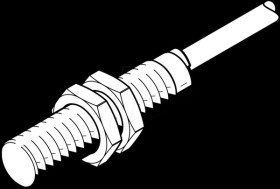 553542 Inductive proximity switch, 3 mm, connection cable, 2.5 m
