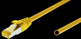1832-100R-UF Cat.6a ultra-flex patch cable - 100 m - yellow