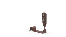 Uchwyt Pod Dachówkę Z Zamkiem 100 Skr 11.5.1/S La Creaton Ral9005 91109714