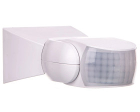 Czujnik ruchu CR-9, max 1200W, AC220-240V, 50/60Hz, kąt działania 180*, zasięg 2-8m 1,8- 2,5m, IP6