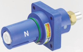 Złącze przemysłowe - zasilające 400A Gniazdo 1.0 kV ITT Cannon Niebieski Montaż na panelu