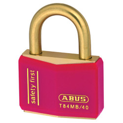 ABUS 22715 T84MB/40mm Red Rustproof Padlock