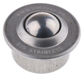 Kulowy zespół toczny Kołnierz odwrócony 15mm ALWAYSE Stal nierdzewna