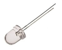 LED8W-12NNC Dioda led 8 mm 12v biała LED8W [ barwa zimna]