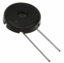 Brzęczyk piezoelektryczny średnica 12.2mm, sygnał wysokotonowy 60dB TDK