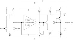 Radiation-tolerant, 11-MHz, low-noise, precision rail-to-rail output JFET amplifier