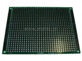 Płytka drukowana; 70x90mm, wiercona, FR4; 2-strony