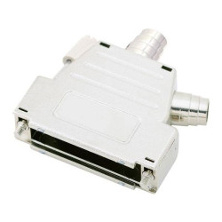 Encitech 6260-0106-03 Housing D-Sub 25-pin metallised silver 180°/45°