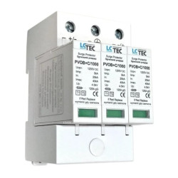 Ogranicznik ochronnik przepięć 4P klasa Typ T1+T2 12,5kA iskiernikowy