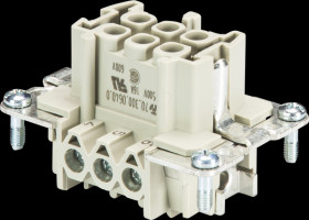 70.300.0640.0 revos BASIC inserts, socket, 6 + PE, with wire protection