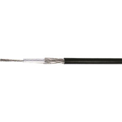 HELUKABEL 40003 Coaxial Cable RG58 C/U 50&#x3A9; 4.95mm Black per metre